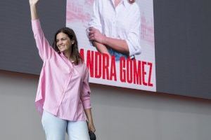 Sandra Gómez: “València elige entre el pasado del PP o el Futuro del PSOE”