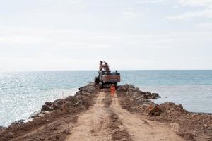 Avanzan las obras de regeneración del litoral de Nules