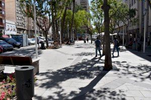 La plaza de 'El Parquet' en el barrio de El Pla ya está remodelada con un nuevo diseño y mejor accesibilidad