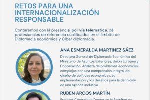 Alumnat del grau de Relacions Internacionals de la UA organitza una jornada sobre els reptes per a una internacionalització responsable