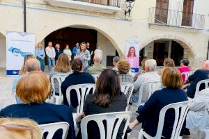 María Tormo reivindica en la Vila la seguridad, convivencia y limpieza que garanticen el bienestar de los vecinos