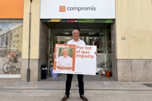 Baldoví reivindica la política de proximitat en el seu lema de campanya: "Per tot el que importa"