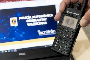 La Conselleria de Justicia adquiere 200 equipos de radio para la Policía de la Generalitat