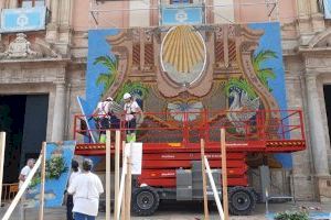 Un tapiz floral como el de hace 100 años en homenaje al centenario de la coronación de la Mare de Déu