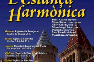 La Iglesia de los Santos Juanes de Almenara acogerá el sábado un concierto de música barroca de l’Estança Harmònica