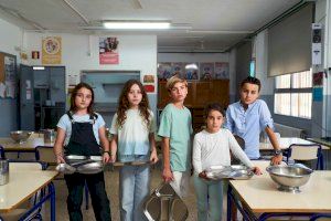 Los escolares retan en ‘El comedor electoral’ a los ganadores del 28M a comer en sus colegios el día después de las elecciones