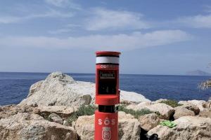 Calp instala un tótem de salvamento en el paseo Princesa de Asturias