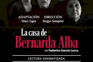 Esta tarde “La Casa de Bernarda Alba” en l’Auditori de La Nucia