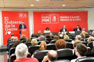 El PSOE aprueba las listas electorales al Congreso de los Diputados y el Senado por la provincia de Alicante