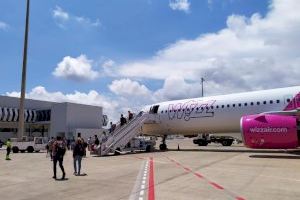 El aeropuerto de Castellón refuerza a partir de esta semana las rutas de Bucarest y Katowice con la activación de un tercer vuelo semanal