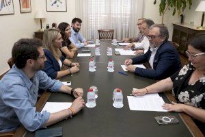 Marta Barrachina y José Martí coordinan el cambio de gobierno de la Diputación de Castellón