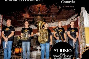 La Llosa de Ranes celebra el dia Europeu de la  Música amb un concert de Canavia Brass Quintet