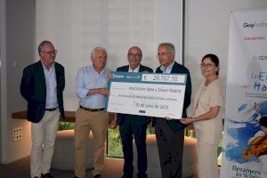 Fundación Marjal y Fundación Gmp entregan a APSA y Down Madrid la recaudación del concierto ‘Dreamers’