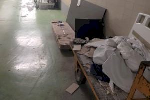 CSIF exige una limpieza urgente del sótano del hospital Clínico de Valencia y avisa del riesgo para pacientes y trabajadores