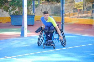 Un valenciano opta a ganar su quinto campeonato nacional de pádel en silla de ruedas