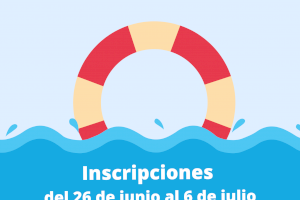 El 26 de junio se abren las inscripciones para los cursos de natación