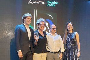 La start-up Blockiure del Parque Científico de la UMH recibe un premio en los ‘Blockchain Awards’, organizados por la red Alastria