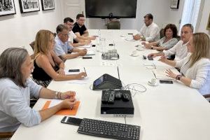 Els equips negociadors del PSOE i Compromís avancen en un pacte de progrés a la Diputació