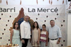 Toni Leal, primer Faller Major de La Mercé de Borriana, i Aina Borja, Fallera Major Infantil 2024