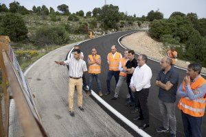 Remodeladas las carreteras CV-105, la CV-110 y la CV-111 en el interior norte de la provincia, con una inversión de 3,5 millones de euros