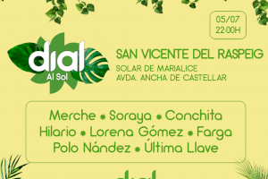 San Vicente acoge, mañana miércoles 5 de julio, la gira “Dial al Sol”