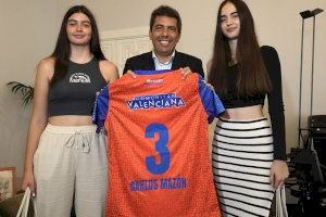 Carlos Mazón recibe a las campeonas de España sub’15 de basket 3x3