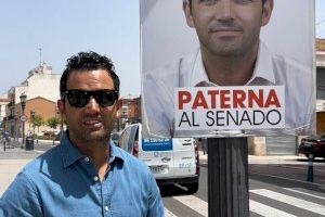 En la campaña del 23J, los socialistas reciclan los carteles electorales de Sagredo bajo el eslogan “Paterna al Senado”