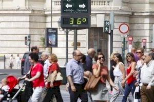 Avís groc per calor i tempestes en la C. Valenciana aquest divendres