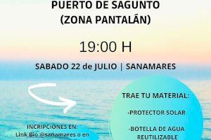 La regidoria de Platges de Sagunt organitza una jornada de neteja en la zona del Pantalà