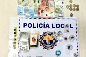 Detienen a un menor por vender droga en Sant Vicent del Raspeig