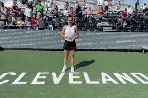 La tenista de la Vall d'Uixó Sara Sorribes consigue su segundo trofeo WTA