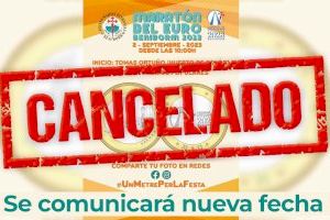 La Comissió de Festes de Benidorm cancela el ‘Maratón del Euro’ por la alerta de lluvias para el fin de semana