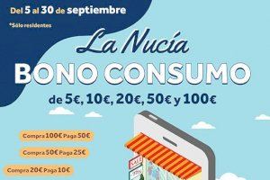 Mañana arranca la campaña de “Bono Consumo La Nucía” 