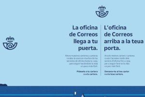 Correos informa en los municipios más pequeños de la Comunidad Valenciana de sus servicios a domicilio