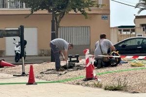 Renuevan dos de las bombas de la estación del Gallo Rojo dañadas por los efectos de la DANA