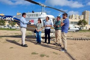 La Diputació de Castelló actua contra els mosquits per via aèria