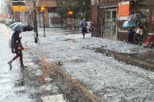 Tempestes, calamarsa i fortes precipitacions: l'AEMET activa l'avís groc en la C. Valenciana