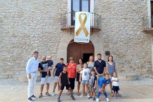 La Casa Museo La Barbera dels Aragonés luce el lazo dorado para sensibilizar a la ciudadanía sobre el cáncer infantil