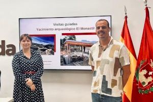 Las visitas guiadas al Yacimiento de El Monastil se reanudan después del verano con cuatro nuevos pases en el tercer cuatrimestre del año