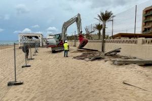 Comienzan las obras de reparación de la senda peatonal de La Mata