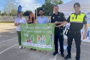 El colegio Soler i Godes estrena camino escolar en el marco de la Semana Europea de la Movilidad