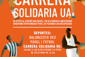 Alumni UA organiza una carrera solidaria a favor del Centro San Rafael