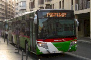 Reestructuración de las líneas de servicio del bus urbano de Elche