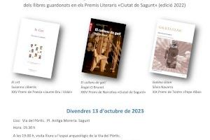 El Gabinet de Promoció del Valencià presenta els llibres guanyadors dels Premis Literaris Ciutat de Sagunt 2022