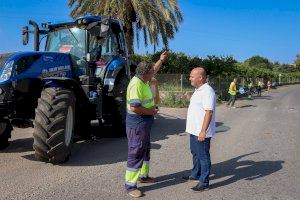 El Ayuntamiento de Onda ha adecuado y desbrozado  150 kilómetros de 40 caminos rurales