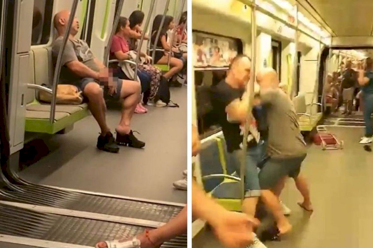 VIDEO | Un hombre se masturba a plena luz del día y sin pudor frente a  decenas de personas en el metro de Valencia