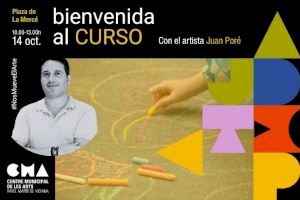 Una creació de l'artista Juan Poré, protagonista de l'activitat inaugural del Centre Municipal dels Arts de Burriana