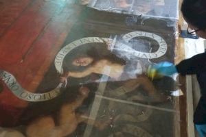 Comienza el proceso de restauración del lienzo “La Inmaculada Concepción y los Jurados de València”