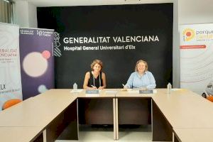 El Hospital General de Elche acoge la firma de un convenio entre Fisabio y el Parque Científico UMH