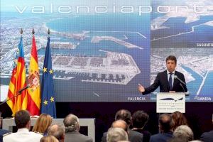 Carlos Mazón quiere convertir la ampliación del Puerto de Valencia en "política de Estado"